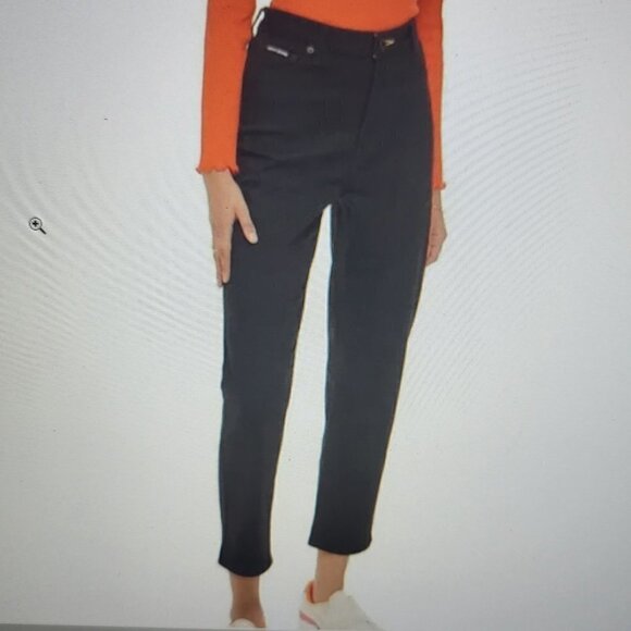 Dkny Denim - NWT Dkny Jeans Women's Waverly Straight-Leg Jeans E2RK1780 Size 30/10 Black